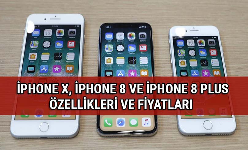 Apple iPhone X ve iPhone 8'i tantt