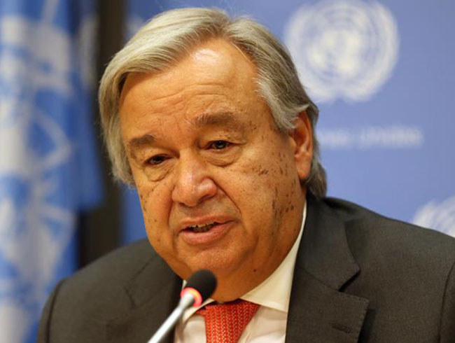 BM Genel Sekreteri Guterres, ABD Bakan Trump ile 'yapc bir iliki' kurmaya altn syledi
