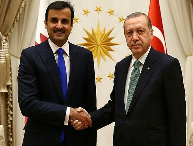 Cumhurbakan Erdoan ve Katar Emiri, blgesel konular ve Katar krizini ele ald