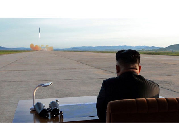 Kuzey Kore fze denemesinin fotoraflarn yaynlad