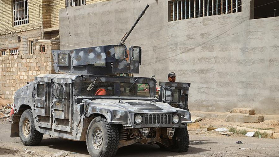 Irak ordusu Enbar'n batsn DEA'tan kurtarmak iin operasyon balatt