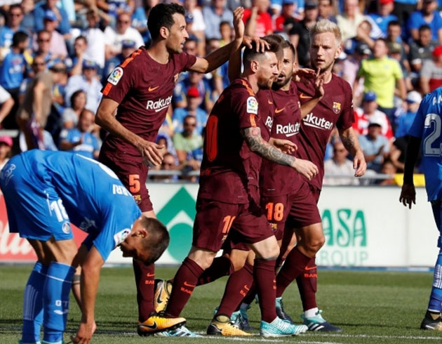 Barcelona La Liga'nn 5. haftasnda Getafe'yi deplasmanda 2-1 malup etti