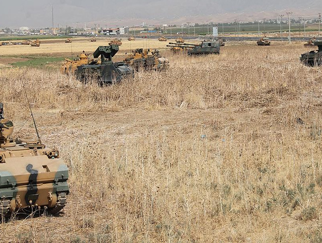 Silopi-Habur blgesindeki tatbikat devam ediyor