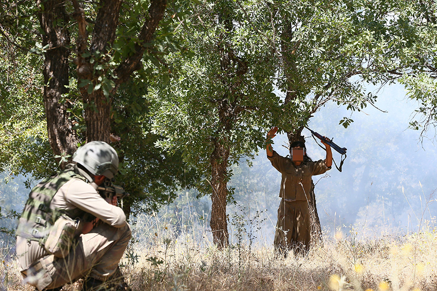 Teslim olan terristler PKK'ya vurulan ar darbeyi anlatt