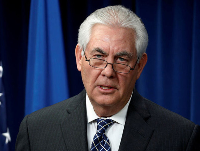 ABD Dileri Bakan Tillerson, Myanmar Dileri Bakan i ile telefonda grt