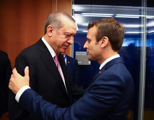 Cumhurbakanl hesabndan Macron'a ince mesaj yollad
