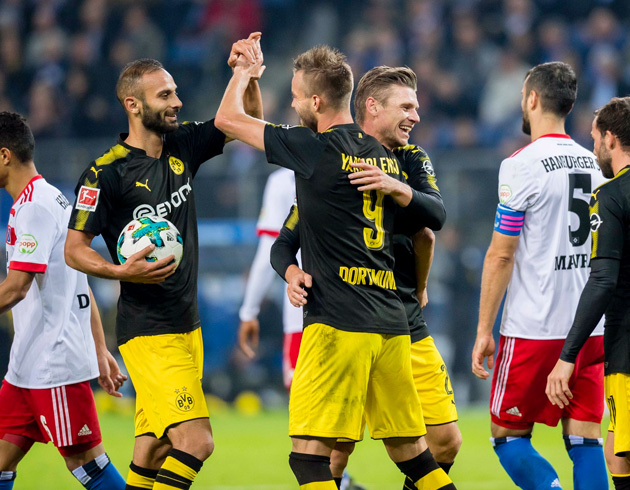 mer Toprak'n asist yapt mata Borussia Dortmund deplasmanda Hamburg'u 3-0 yendi ve liderlie ykseldi