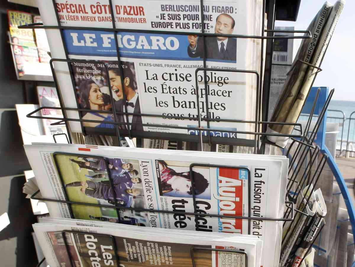 Fransa'da gazeteler baslmad