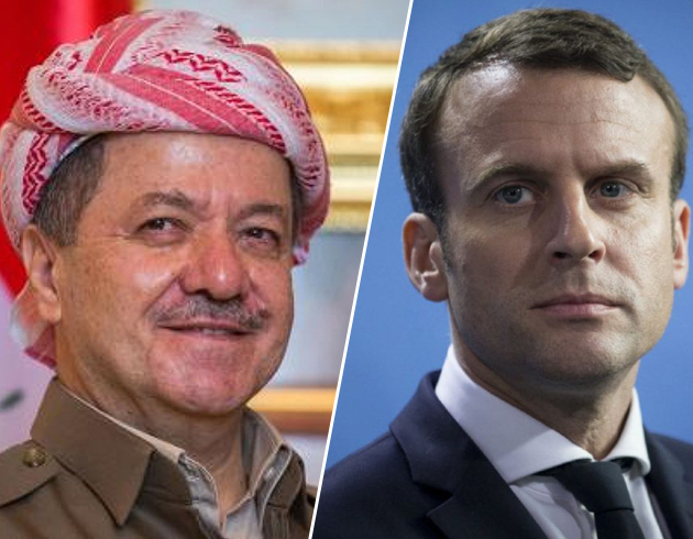 Barzani  Macron'un referandum talebini reddetti