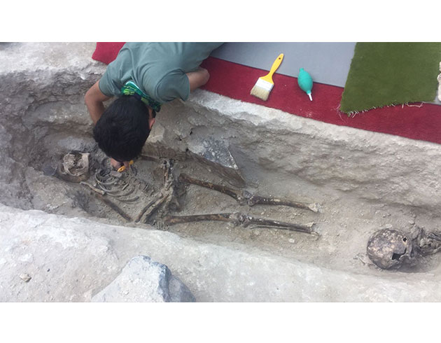 Nevehir'de yaklak 800 yllk mezar bulundu