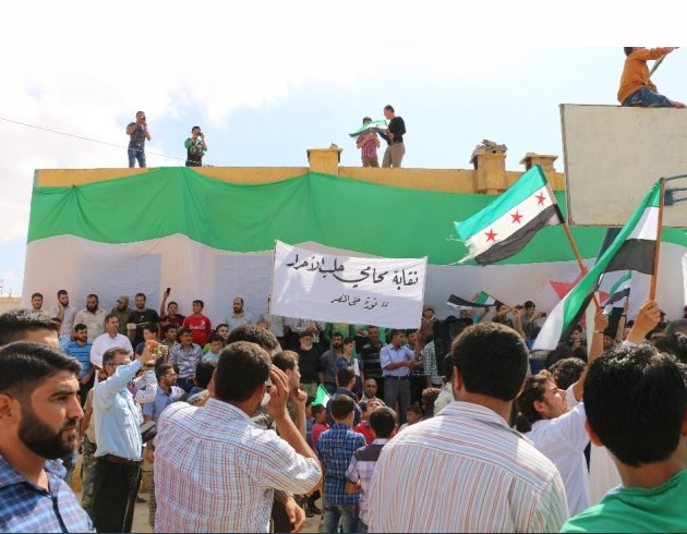 Suriye'de Esad kart protesto dzenlendi