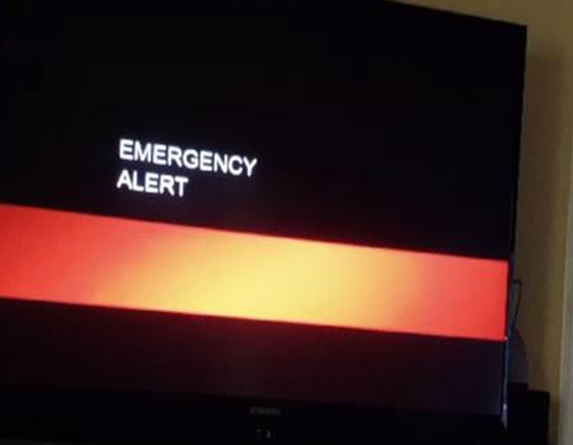 TV yayn bir anda kesildi, kyamet alarm verildi!