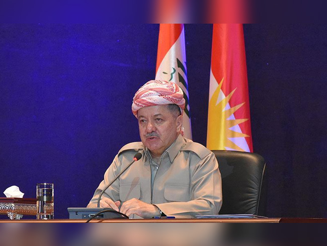 Barzani: Badat ile uzun srecek ve yapc grmeler yapmaya hazrz