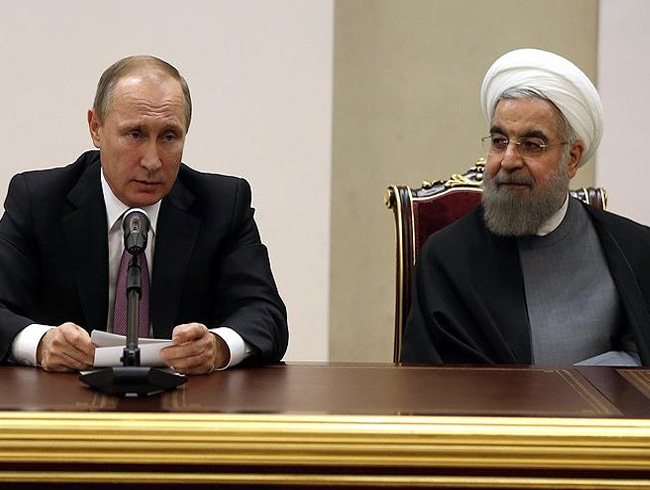 Rusya Devlet Bakan Putin ve ran Cumhurbakan Ruhani telefonda grt 