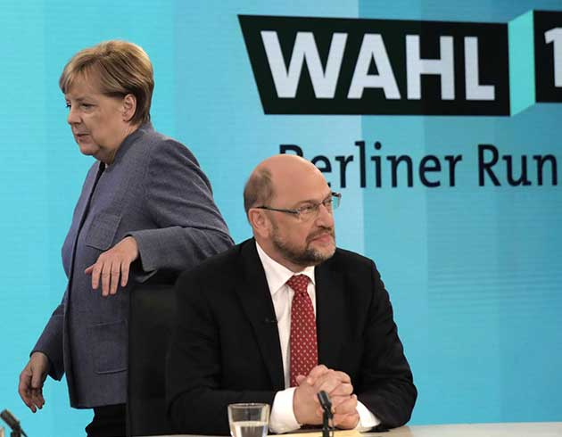 Merkel ile Schulzu Trkofobi kertti