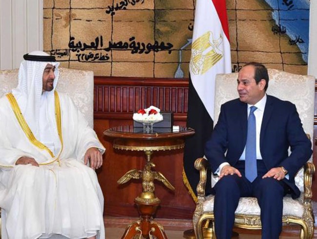 Darbeci General Sisi ve BAE 'kardelik ilikilerinin arttrlmas' konusunda anlat