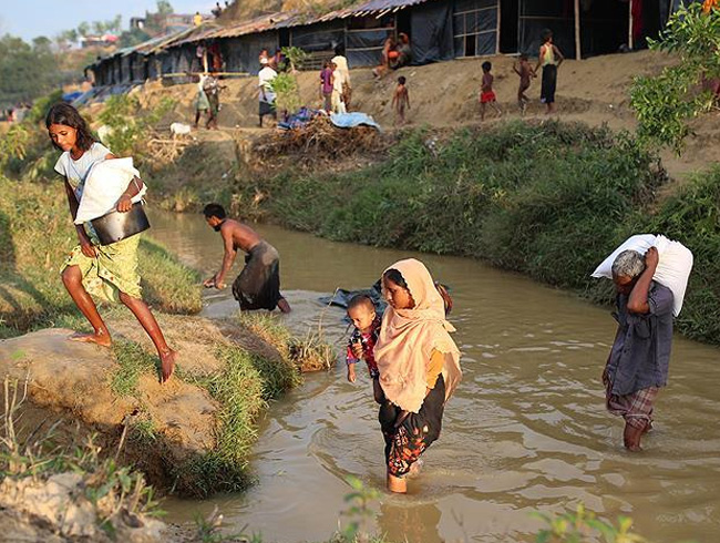 Banglade'e snan Arakanl Mslmanlarn says 480 bine ulat
