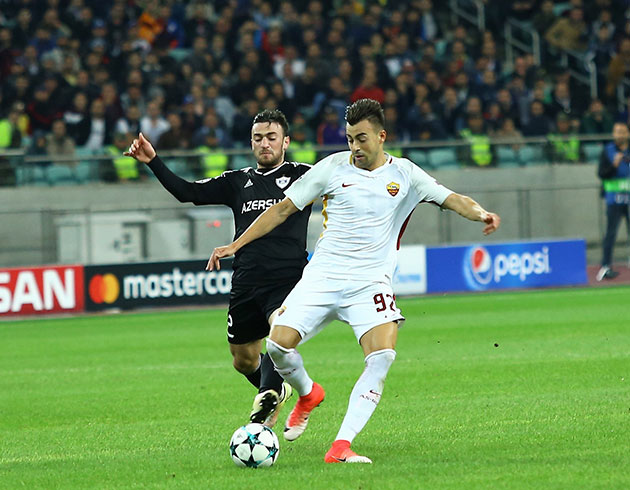 Roma, ampiyonlar Ligi'nde Karaba' deplasmanda 2-1 yendi