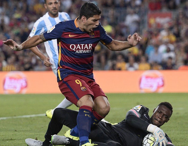 Barcelona'nn golcs Luis Suarez, en ok zorland kalecinin Carlos Kameni olduunu itiraf etti