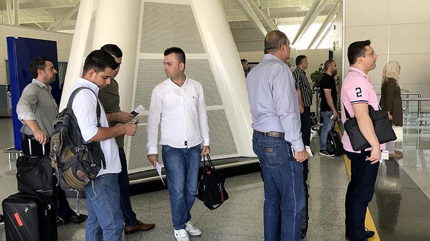 Erbil Havaliman'nda ''uu yasa'' younluu yaanyor