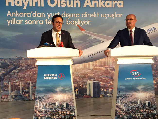 THY Ankara'dan yurt dna direkt uular yeniden balatyor