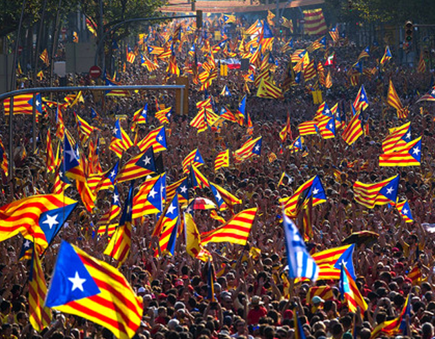 spanya Katalonya'da referandumun yaplmayacan aklad
