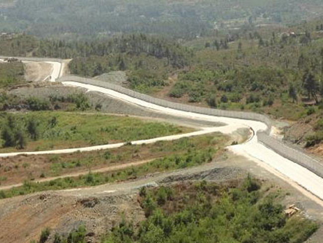 Suriye snrndaki duvarda sona gelindi