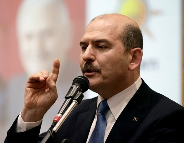 ��i�leri Bakan� Soylu: �rg�t Lazkiye �zerinden Ege ve Akdeniz'e s�z�yor