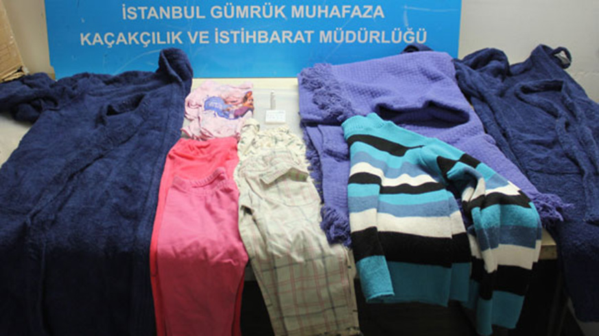 26 kilo kokaini ocuk kyafetlerine emdirmiler