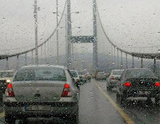 stanbul'da yamur balad