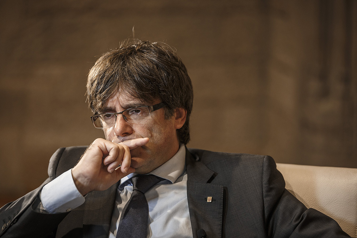 spanyol polisi, Katalan lider Puigdemont'un gzaltna alnacan duyurdu