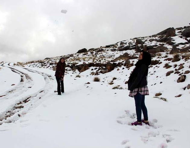 Erzurumda kar kalnl 5 santimetreyi buldu