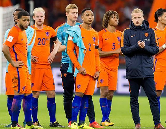 2018 FIFA Dnya Kupas'na katlamayan Hollanda'da byk hayal krkl yaanyor