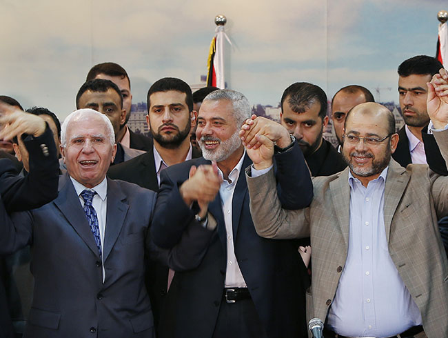 Hamas ve Fetih Msr gzetiminde resmi olarak anlat