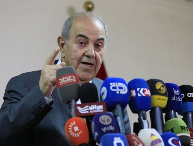 Irak Cumhurbakan Yardmcs Allavi'den Badat ve Erbil'e acil toplant ars