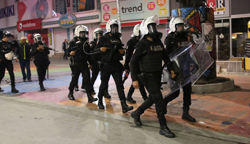 Bakrkyde ykm gerginlii: Polis mdahalede bulundu