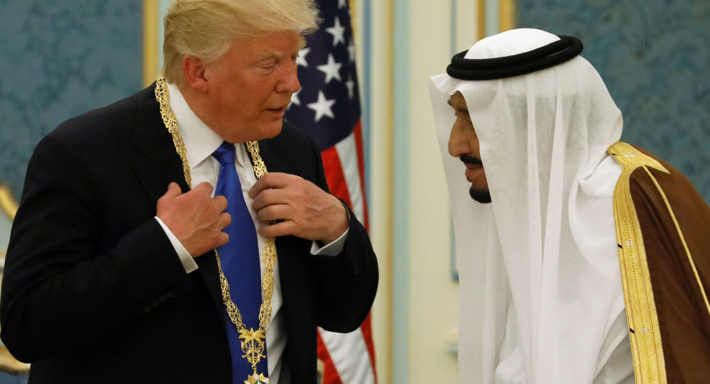 Kral Selman'dan Trump'a ran vgs