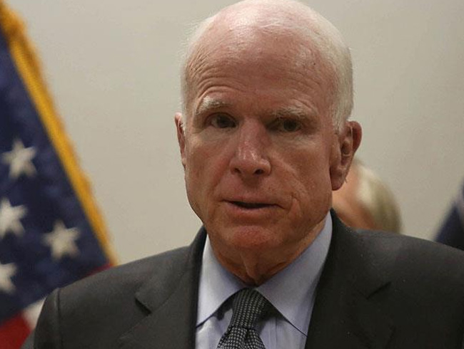 ABD'li senatr McCain: Irak kuvvetleri, ilerlemelerini derhal durdurmal