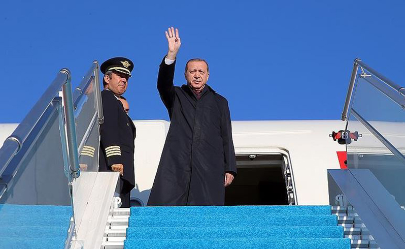 Cumhurbakan Erdoan Polonya'ya gitti