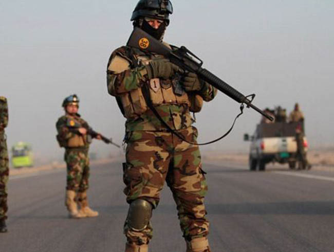 Irak ordusu Kerkk'te gvenlii salad