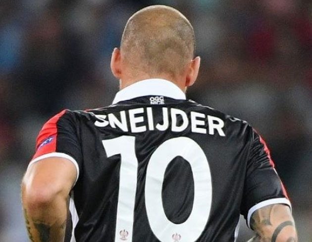 Wesley Sneijder, Lazio ile oynanacak Avrupa Ligi manda grev alacak