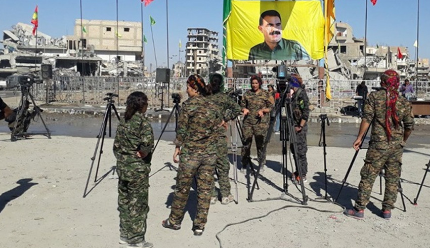ABD Rakka'y PKK/PYD'li terristlere verdi