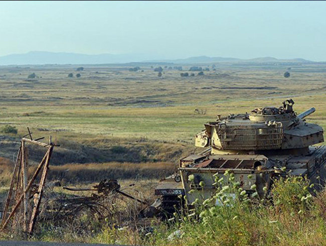 srail tanklar Suriye'yi vurdu