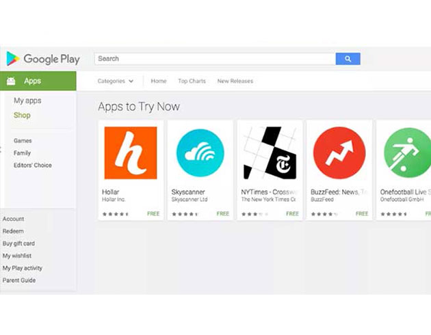  Instant Apps zellii ile Android uygulamalar indirilmeden kullanabilecek