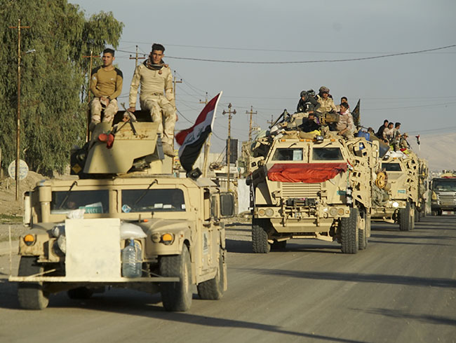 Irak gvenlik gleri Kerkk'n kuzeydousuna ilerlemeye balad