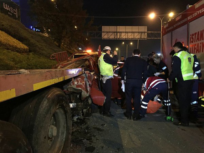 Maltepe'de trafik kazas: 1 l
