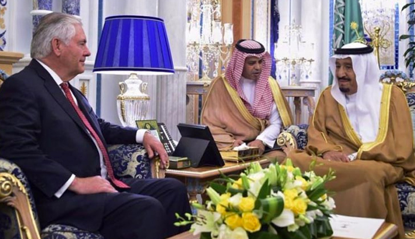 ABD Dileri Bakan Tillerson Suudi Arabistan'da 