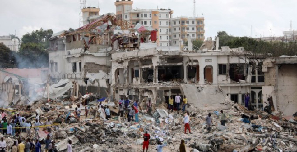 Somalide bombal saldr: 7 l