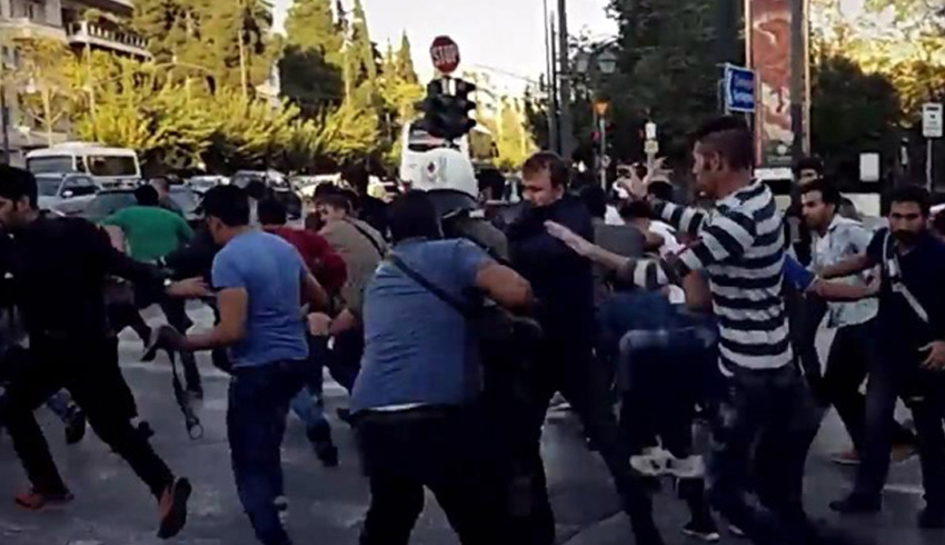 PKK'l terristler Yunan polisine saldrd