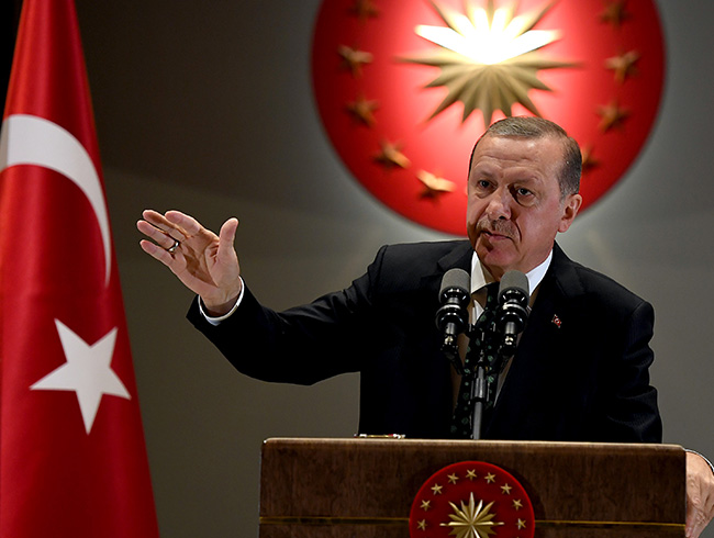 Cumhurbakan Erdoan 29 Ekim resepsiyonunda dlleri aklad...